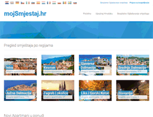 Tablet Screenshot of mojsmjestaj.hr